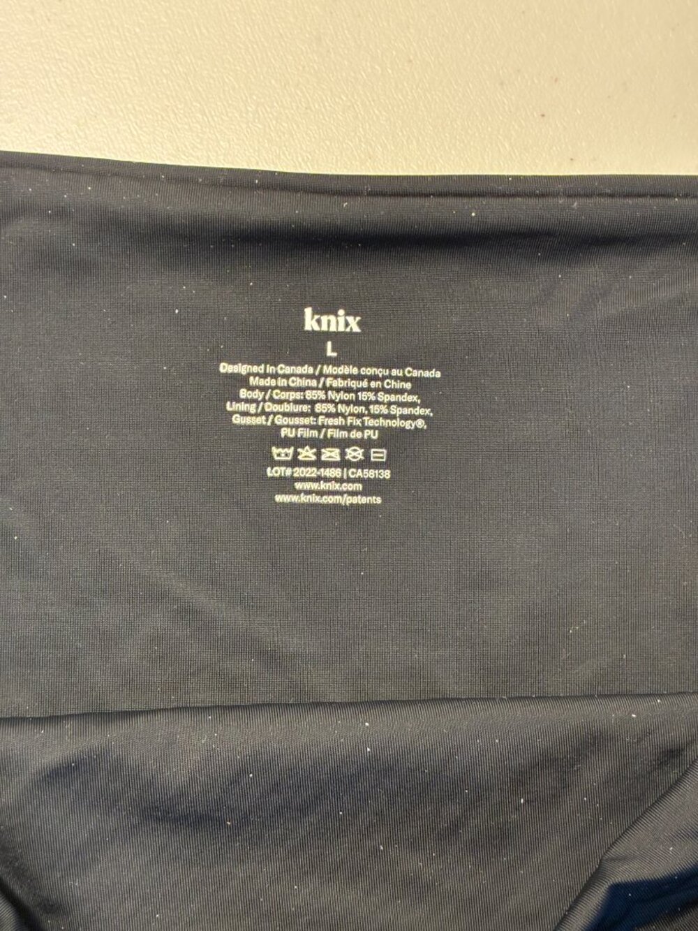 New w/Liner - Knix Leakproof Full Coverage Bikini Swim Bottom Size Large Black - Picture 3 of 8